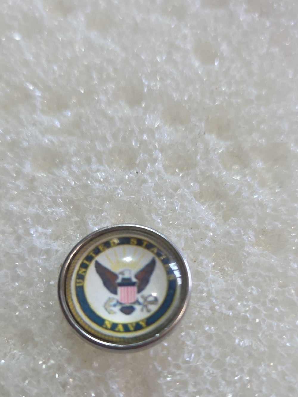 U.S. Navy Ginger Snap 18mm- Blue, White, Gold